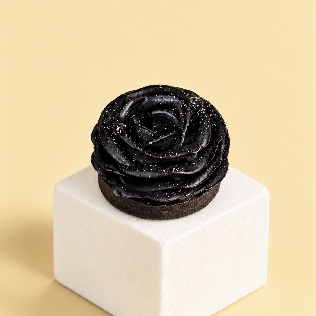 Black tonka rose